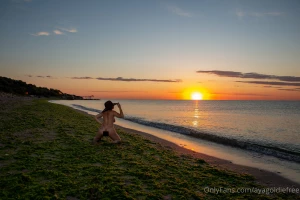 Best sex is on the beach in the middle of sunrise