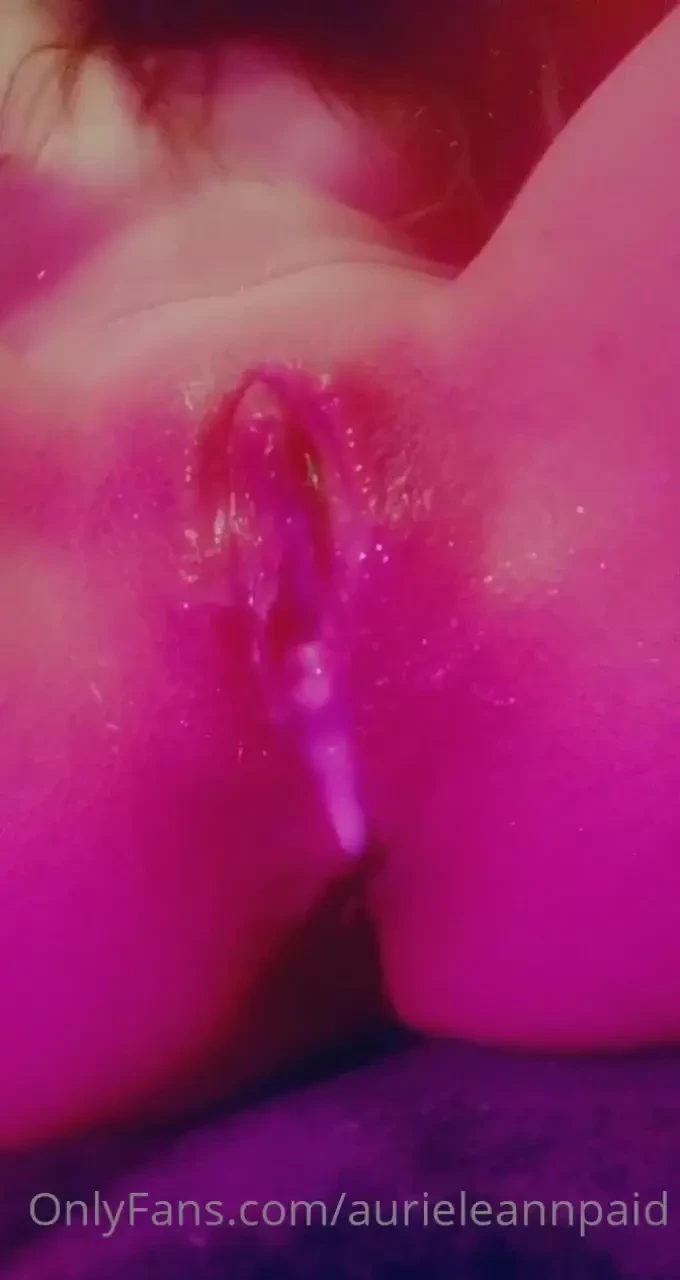 I love playing with it pouring out of me 