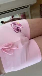 A close look at my safely locked clitty