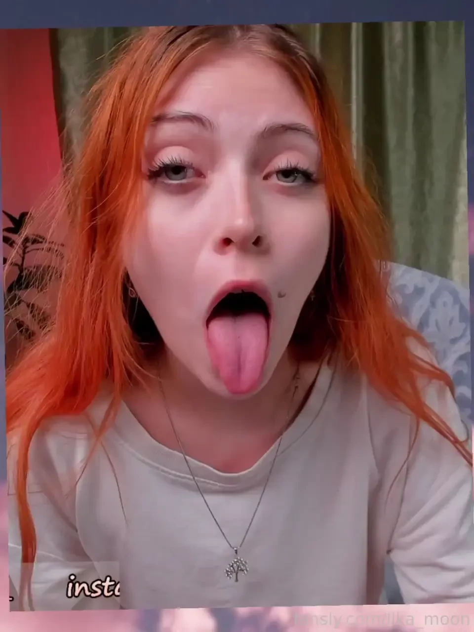 Ahegao sucking finger eye contact tongue ahegao saliva eyes tongue 