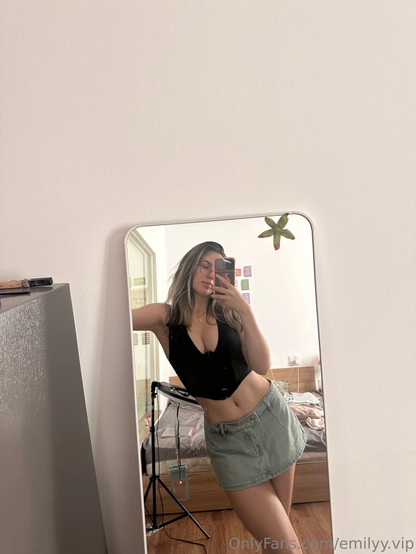 Well who said that you can t get excited at home the skirt is short 