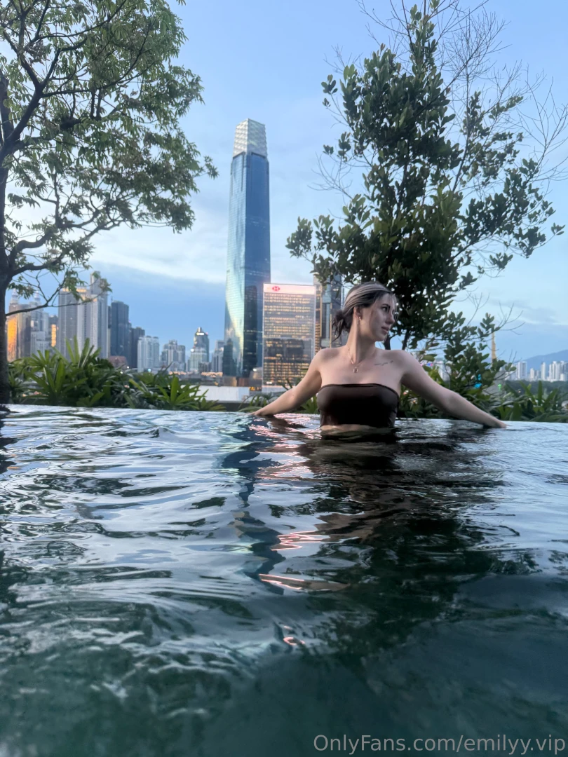 At first i just wanted to relax in the pool but the water turned warm 