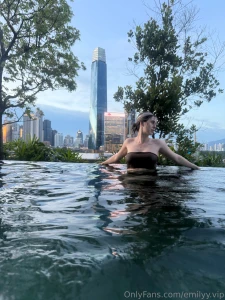 At first i just wanted to relax in the pool but the water turned warm