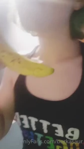Wanna watch me have some fun with a long yummy banana gt 3c