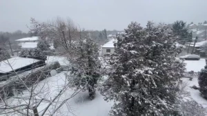 Today i had a lot of things to do you can see the view from my balcony