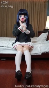 No 24 new face kigurumi animegao cosplay crossdressing doll schoolgirl