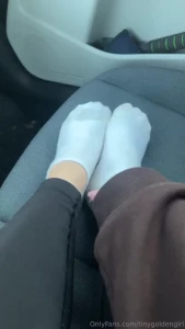 A little self-tickle alone in my car