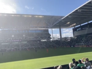 Went to the soccer game and we won finally got to see our team win