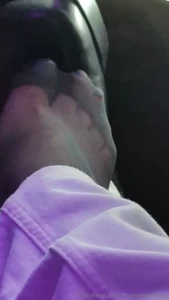 A little shoeplay showing off my nails