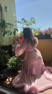 Just a soft girl in her garden basking in the sun and misbehaving in