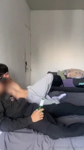 Quedamos para ver al real pero le vi esa verga bien inchada y en vez