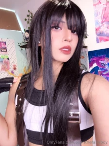 Big bro my tifa cosplay is ready can you tell me how it looks part 1