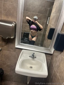 Gym bathroom is nice