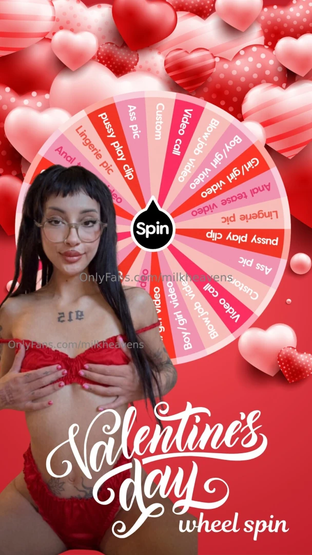 Valentine s day spin the wheel i wanted to make this years extra 