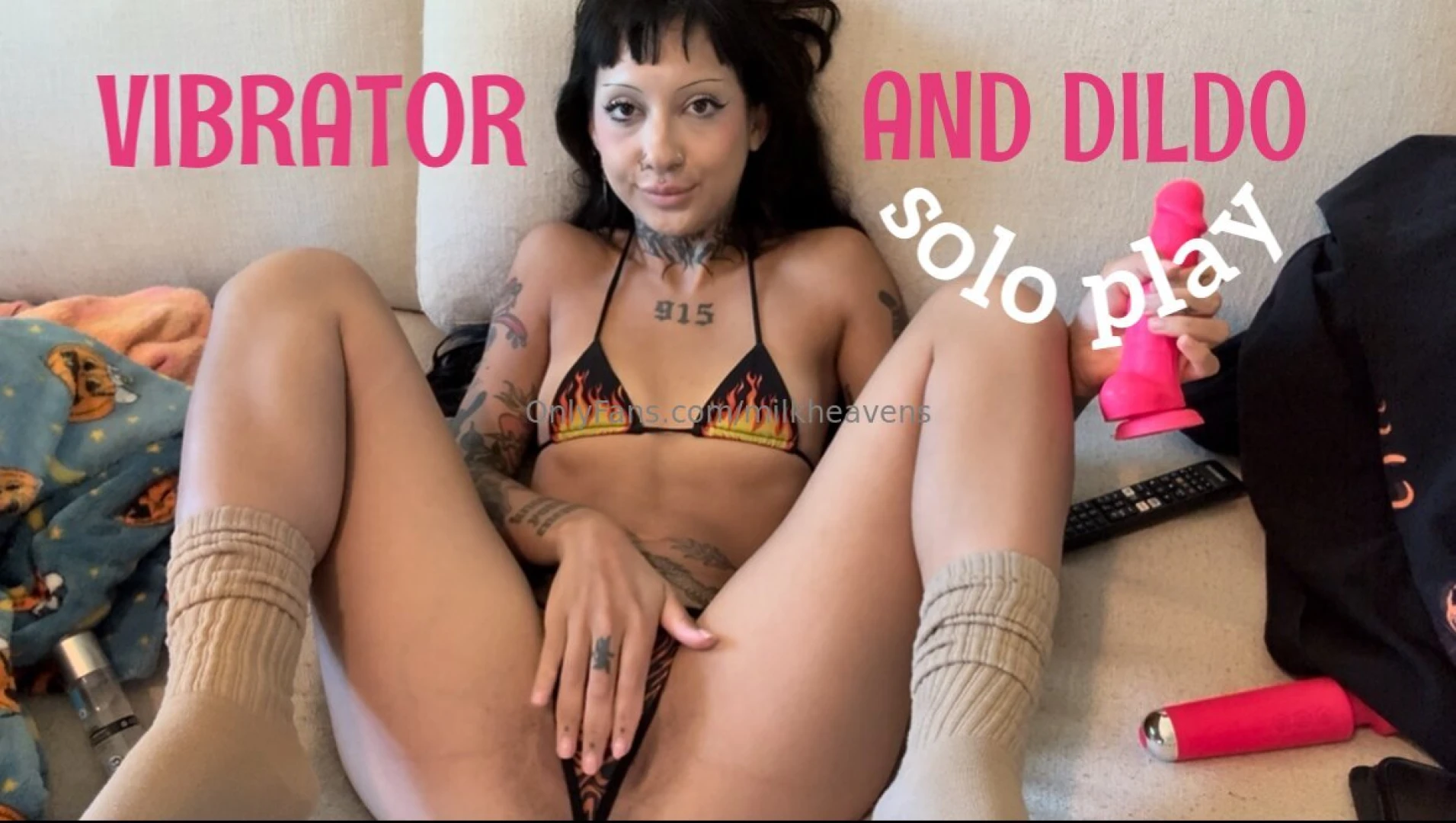 Imagine my toy buzzing just for you in this intense solo play im 