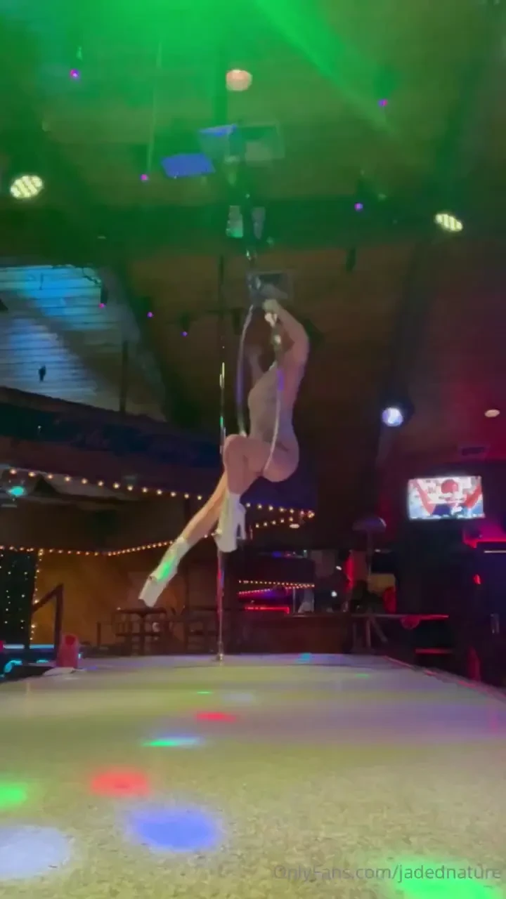 My aerial hoop progress after a couple nights of practice 