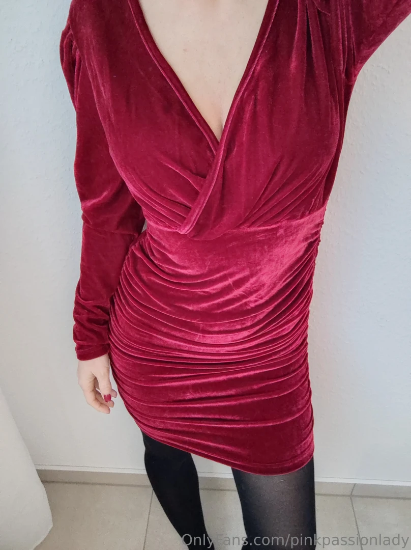 Weihnachtsfeier kleid nummer 3 mein rotes samtkleid wie findet ihr das part 3 