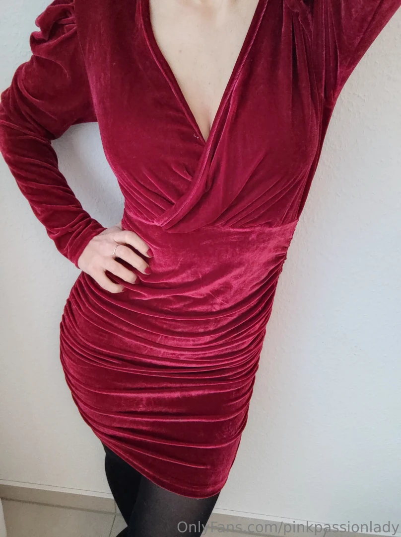 Weihnachtsfeier kleid nummer 3 mein rotes samtkleid wie findet ihr das part 2 