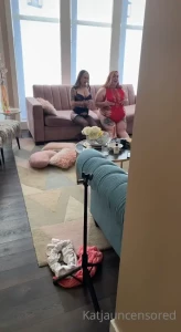 katjauncensored - Synthia and i being filmed while oh_delaney watches 