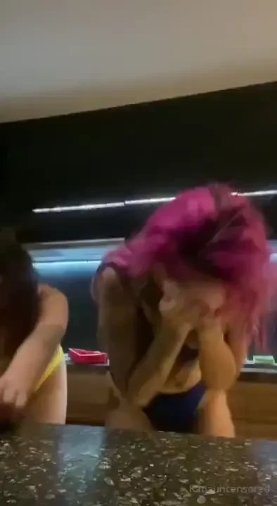 Lmfao me tryna land my boob cup thing on tinasmalls head while 