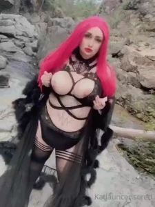 Wicked witch of the woods has some killer thighs and tits part 1