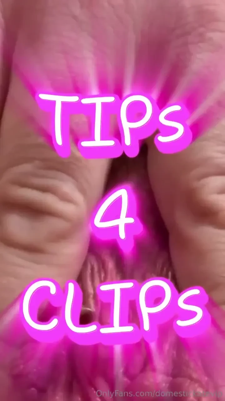 Tips for clips watch me play up close with my juicy pussy in this 5 