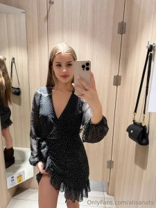 I love trying on unusual dresses and outfits i can stand for hours and