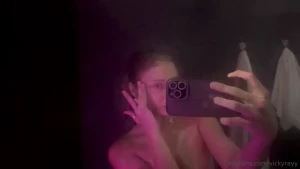 It s a really hot video look how much steam there is