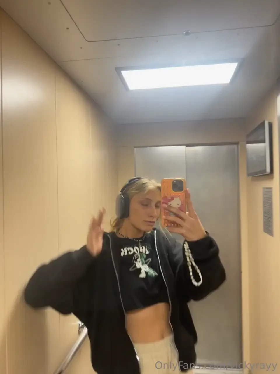 This sporty girl doesn t know what the stop is 