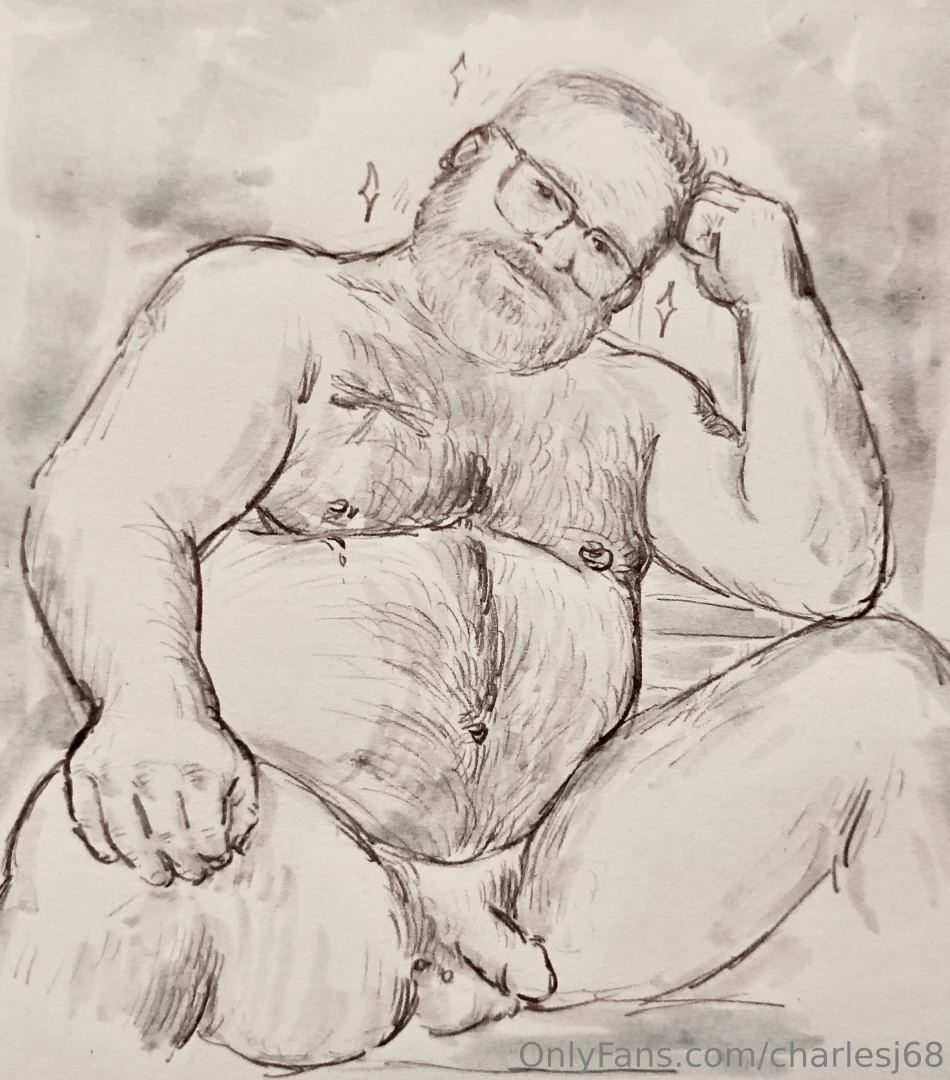 Here are five new sketches of me done by my friend on bluesky they are part 1 