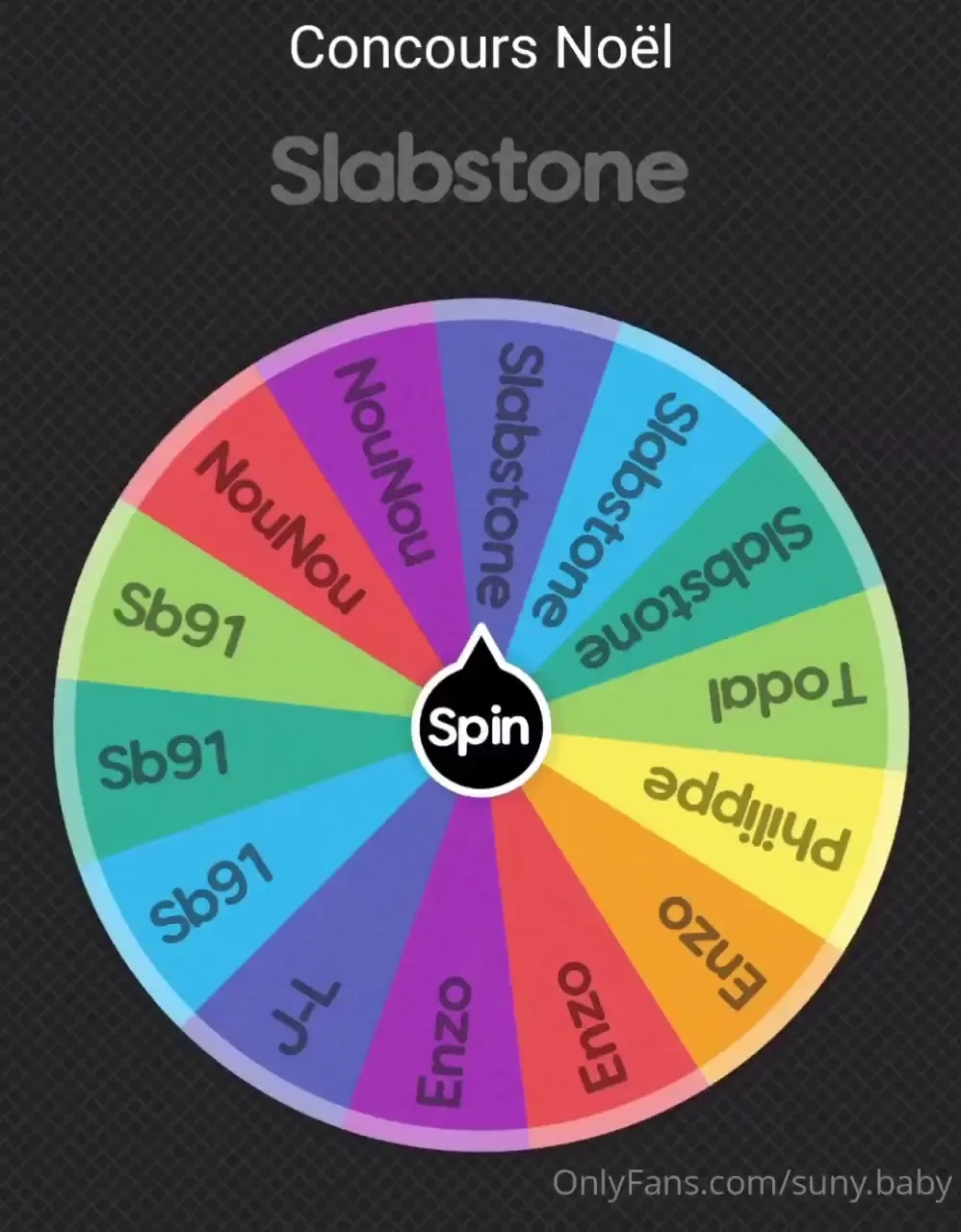 Voici le gagnant du concours de no l pour les autres comme promis je 