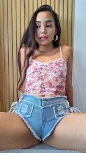 Let me show you something yummy asian sfw shorts croptop hotasian part 2