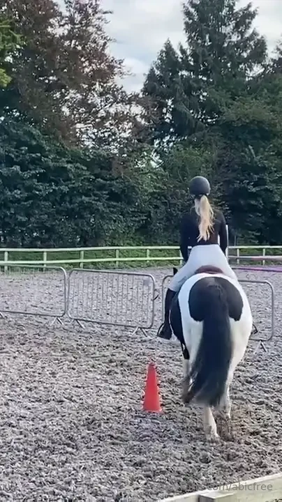 Riding lessons going well 