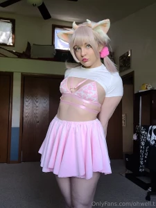 Give this cowgirl a wild ride so excited to get my pink cow ears i do part 2