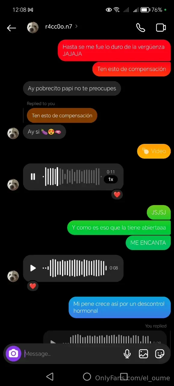 Me dieron la idea de subir reacciones a mi onlyfans 