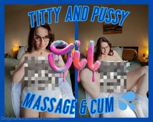 Watch me massage my soft pale tits and smooth bare pussy with oil and
