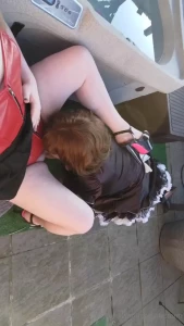 Sissy maid worships her mistress another sissy maid working at my