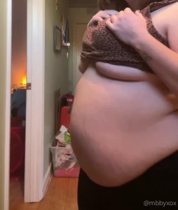 Bloated burpy and bouncy watch how bloated and gassy i get after