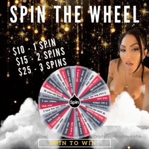 ashleypleasuress - Everyone is a winner in this new extra slutty wheel spin spin spin i 