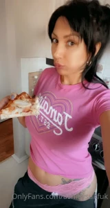 ashleypleasuress - Prepping to move houses in less than two weeks pizza is in order so is 