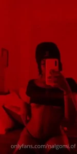 Red lights at night