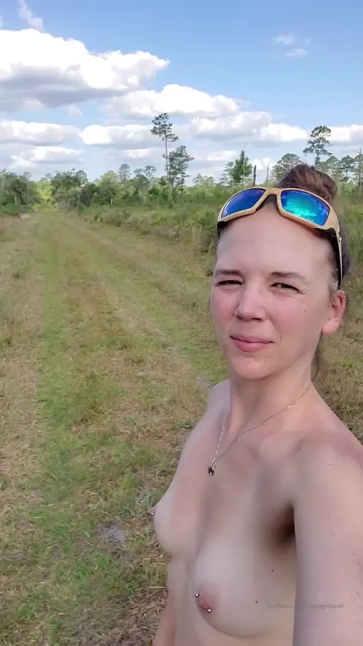 Out enjoying naked hiking in my favorite place 
