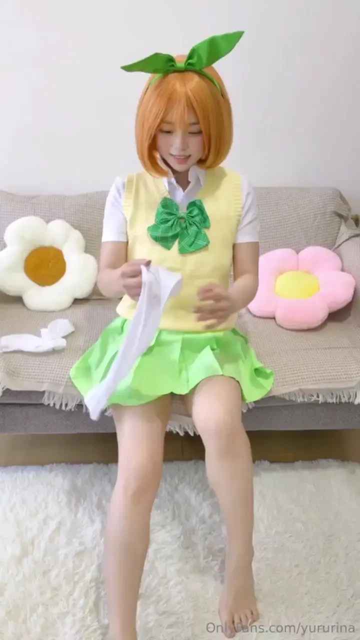This cosplay is of yotsuba from the very popular japanese anime the 