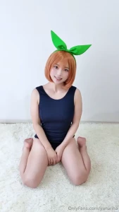 This is a swimsuit video inspired by yotsuba nakano from the popular
