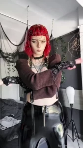 Ugh these latex pants tho you into stuff like this redhead ginger