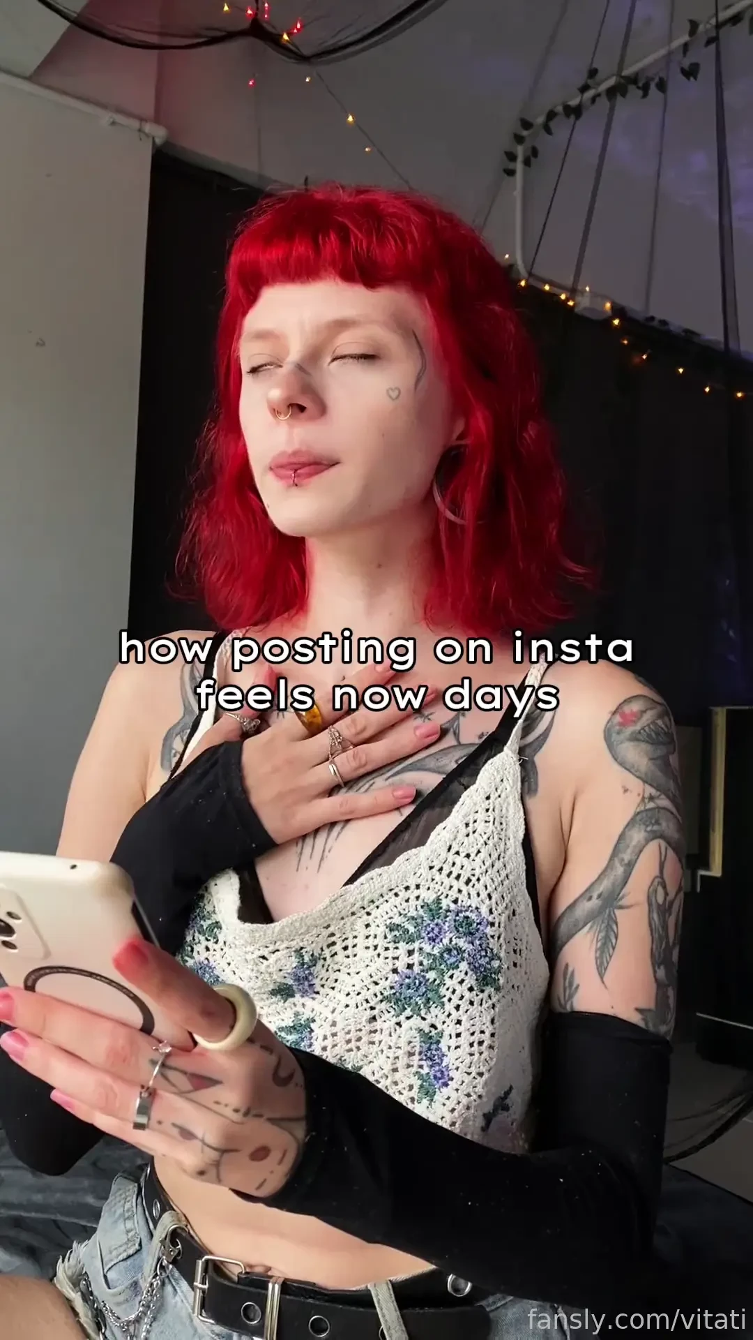 Posting on instagram feels like playing russian roulette one wrong 