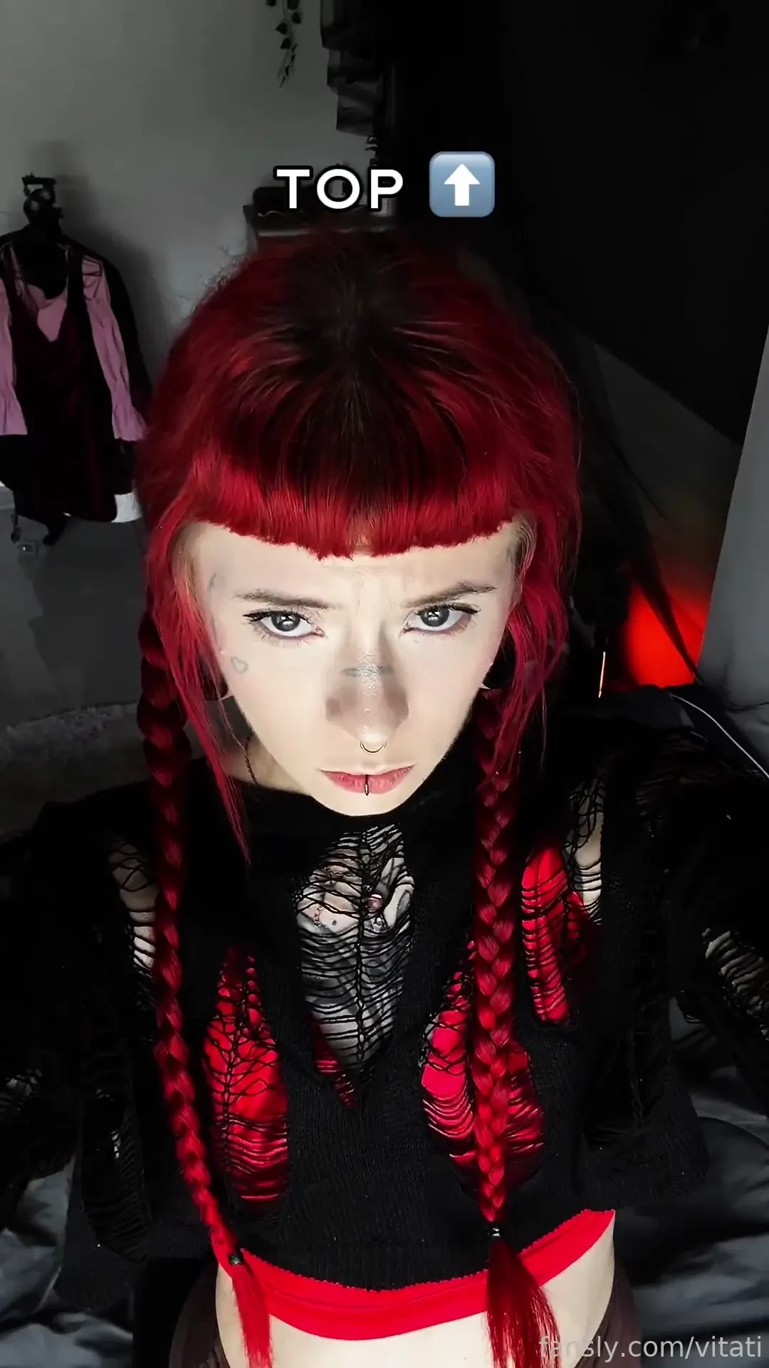 Top or bottom baby choose wisely redhead altgirl ginger redhair egirl 