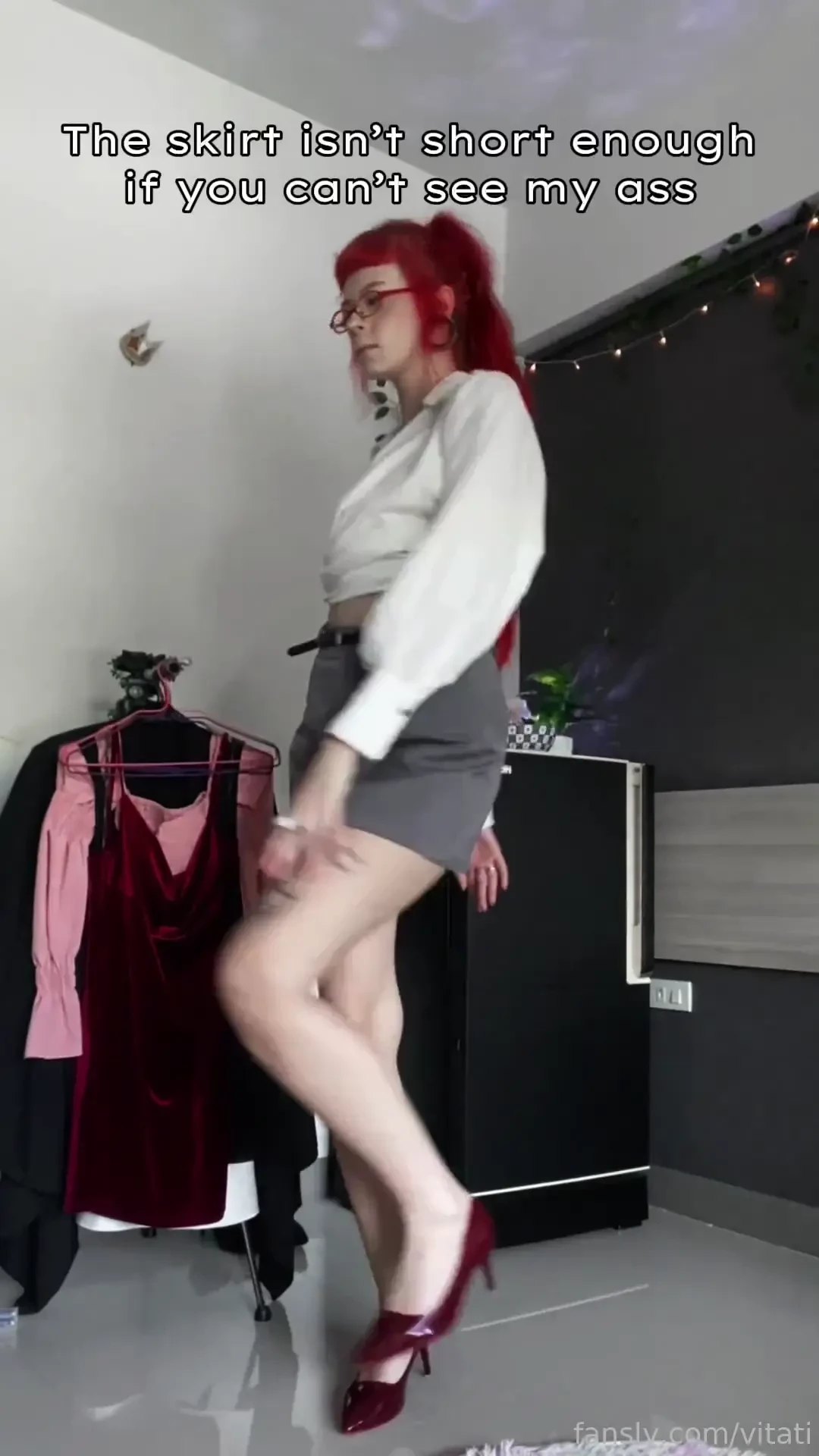 What do you think of my new look hm be honest or else redhead altgirl 