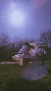 Dancing in the garden