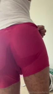 Pure ass juice from my hairy ass after this quick workout run inbox me